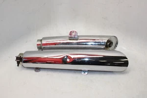 2008 Harley-Davidson V-Rod VRSCAW MUFFLER EXHAUST SILENCER PIPE PAIR - Picture 1 of 13