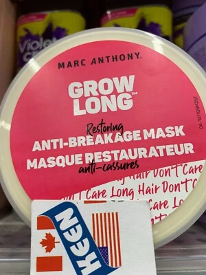 Marc Anthony Grow Long Repair Anti-Breakage Mask 10 oz (295 g), Exp:2026/12/31 Foto 1 de 4