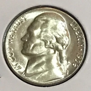 U.S. Jefferson Nickel Near Gem 1956-D - Foto 1 di 2