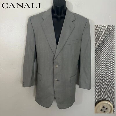 Canali Blazer EU 52C / ~US 42S Gently worn Made in Italy 100% wool Sold by Saks - Image 1 of 4