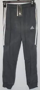 Adidas BOYS SWEAT 3-STRIPE PANTS, SIZE SMALL, GRAY, DJ2053 - Picture 1 of 7