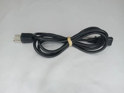 Black 3 Prong Power Cable 125v 10amp 6ft Computer Xbox AC - Image 1 of 4