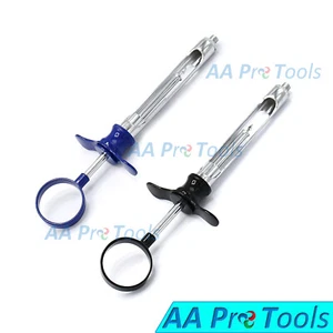 2 Pcs Dental Anesthetic Self Aspirating Syringes 1.8ml Syringe (Black+Blue) - Picture 1 of 3