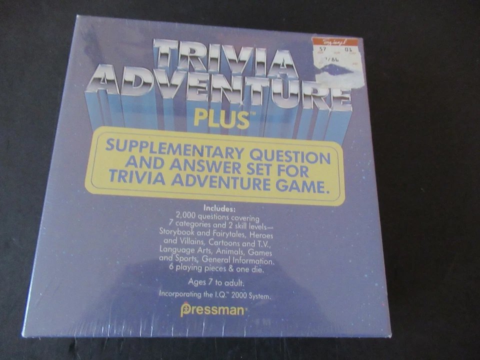 Trivia Adventure Plus 2000 Questions New Sealed - Image 1 of 1