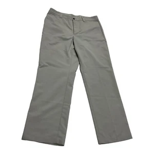 CUTTER & BUCK Mens Long Pants Straight Cut Trousers Slacks GRAY Size 32 - Picture 1 of 9