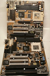 Restoration LOT x7 Asus P5A-B, Gigabyte 5AA, Azza 5VMD, TMC TI5VG + 3 VIA MVP3 - Picture 1 of 4