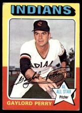 1975 Topps Gaylord Perry Cleveland Indians #530