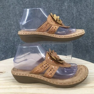 Cliffs By White Mountain Sandals Womens 8.5M Cupcake II Flip Flop Slip On Beige - Picture 1 of 15