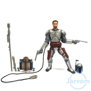 Star Wars 3.75" SAGA Collection 02-13 Kamino Escape Jango Fett Loose Complete - Picture 1 of 1