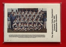 MILWAUKEE BREWERS 1983 Complete Set of 30 Winneconne Police Baseball Cards Vtg