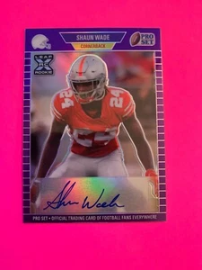 2021 LEAF PRO SET ROOKIE SHAUN WADE 50/50 ROOKIE CARD AUTOGRAPH ~ #PA-SW1 - Picture 1 of 1
