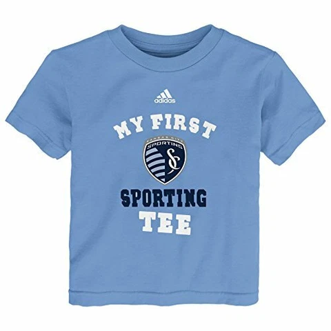 Outerstuff MLS Kansas City Sporting Boys My First Short Sleeve Tee, 4 Tall, S Cover
