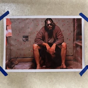 The Big Lebowski ✅ “The Dude” ✅ 1998 Movie Poster Canvas Wall Art ✅ 90s ✅ 16x24” - Picture 1 of 5