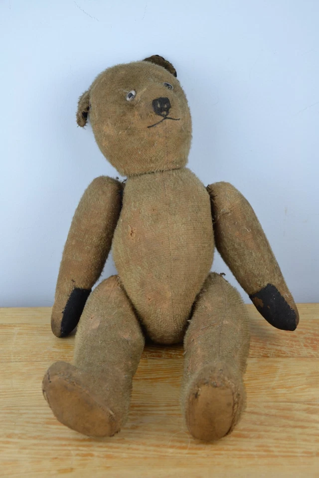 OURS ancien garniture Paille Steiff Teddy ? Articulé  1920 - Photo 1/4
