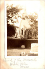 Photograph Church of the Messiah Woods Hole MA 2 3/4 x 4 1/2" (Affixed to Card)