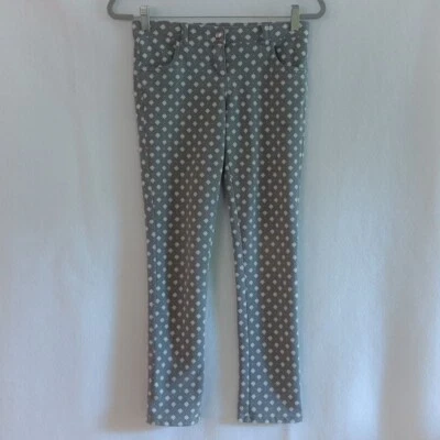 Hanna Andersson Pants Grey w White Design Girls Size 150 (12-14)   - Image 1 of 4