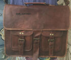 Leather Satchel Original Vintage Sleek Shoulder Bag Laptop Bag