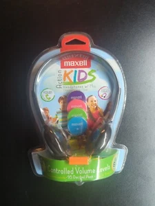 Maxell Kids Safe Action Volume Headphones with Mic and Color Changing Earcaps  - Picture 1 of 2
