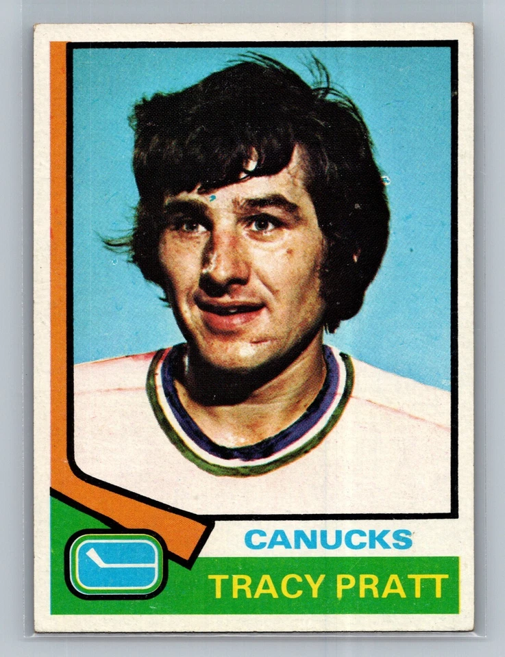 1974-75 Topps Tracy Pratt #41 - Vancouver Canucks - EX to EX+ - Image 1 of 2