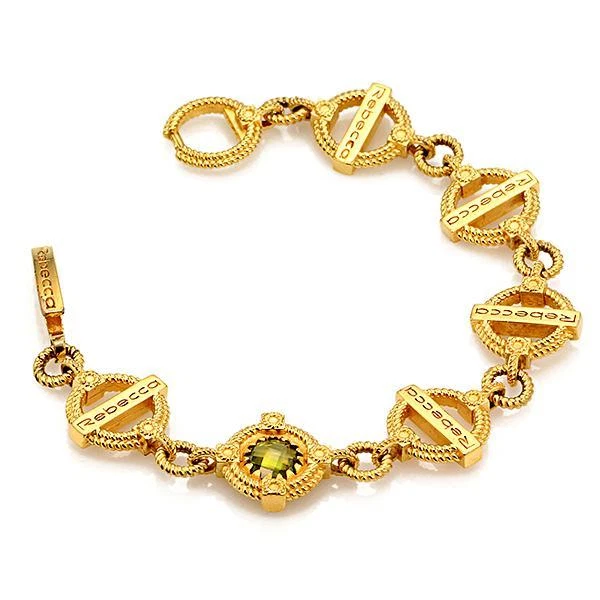 Nuevo Brazalete Rebecca Hydro Peridot Anillo Signature Foto 1 de 1