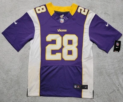 Camiseta de fútbol americano Nike On Field Minnesota Vikings Adrian Peterson #28 nueva con etiquetas *edición Foto 1 de 4