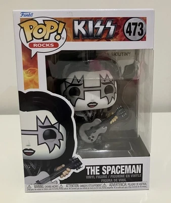 KISS #473 The Spaceman Ace Frehley Funko Pop! Burbuja de discurso You Keep on Shoutin Foto 1 de 4