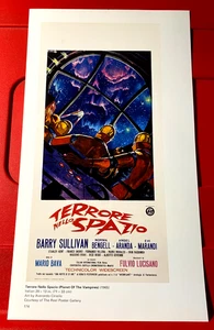 Planet Of The Vampires Mario Bava Movie/Film Poster Art PICTURE/PRINT 12" x 6.5" - Picture 1 of 3