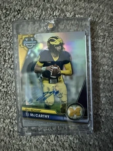 2023 Bowman University Chrome - Chrome Prospect Autographs J.J. McCarthy 253/499 - Picture 1 of 2