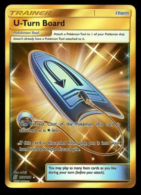Pokemon U-Turn Board 255/236 Sol y Luna Mentes Unificadas Secreto Raro Casi Como Nuevo Foto 1 de 2