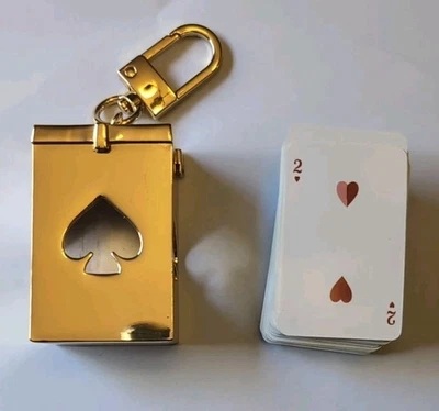Kate Spade New York Mini Deck de Cartas Chaveiro, Bolsa/Bolsa Charme ALVO - Imagem 1 de 2