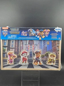 Paw Patrol La Película Paquete de 4 Rompecabezas de Madera con Personajes Saltadores y 24 Piezas - Imagen 1 de 10