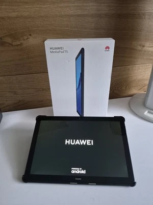 Huawei MediaPad T5 10.1 LTE + WiFi, 16GB, wie neu, mit Originalverpackung & Etui - Bild 1 von 2