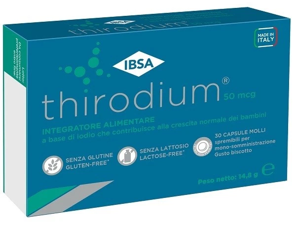 IBSA FARMACEUTICI ITALIA SRL Thirodium 50mcg 30 Capsule Mollli