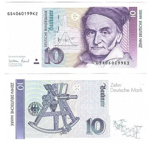 Germany - 10 Mark 1999 aUNC / UNC P. 38d Lemberg-Zp - Picture 1 of 1