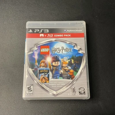 Lego Harry Potter Years 1-4 + Sorcerers Blu Ray Combo Pack Ps3 Complete/w Manual - Image 1 of 4