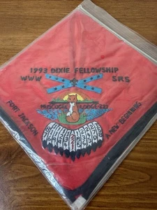 SE-5 1993 Dixie Fellowship Halstuch Muscogee Lodge 221 Fort Jackson - Bild 1 von 1