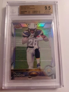 2015 Topps Chrome Refractor Melvin Gordon #105 bgs 9.5 - Picture 1 of 3