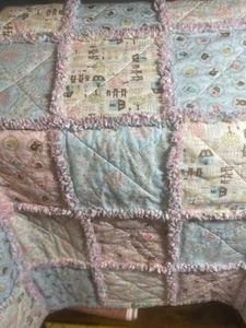Goldilocks Baby Rag Quilt - Picture 1 of 5