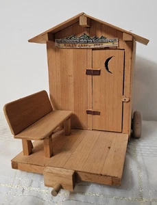 Jim Beam Blue Mountain Specialty Club First Lady Outhouse. One Of A Kind,... - Picture 1 of 11