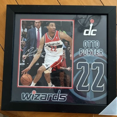 Otto Porter Jr Autographed Framed Picture Coa - Image 1 of 4