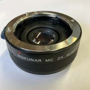 ROKUNAR MC 2 X M/AF TELE-CONVERTIDOR JAPÓN De Colección COMO NUEVO - Imagen 1 de 7