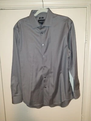 Camisa de vestir Awearness Kenneth Cole sin planchar calce ceñido con botones para hombre 16-32/33 Foto 1 de 4