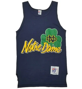 Vintage Notre Dame Basketball Muscle Tank Size S NCAA Fighting Irish - Picture 1 of 12