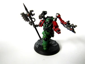 A1 WARHAMMER 40K SPACE MARINES SALAMANDERS - PAINTED PRIMARIS TECH MARINE - Picture 1 of 3