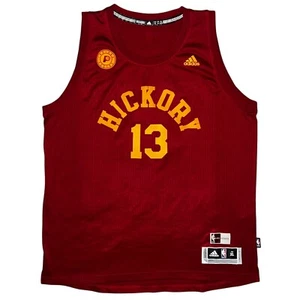 Adidas HWC Nights NBA Indiana Pacers Hickory Paul George #13 Swingman Jersey XL - Picture 1 of 6