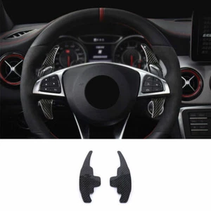 For Benz C63 Coupe 2015-2021 Carbon Fiber Steering Wheel Shift Paddle Extension - Foto 1 di 9