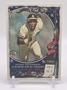 Rickey Henderson 2023 Allen & Ginter Spotless Spans Insert #SS-28 Athletics