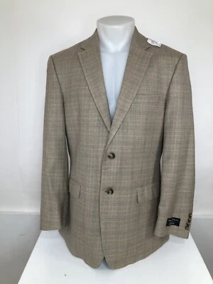 JOS A BANK - NEW w TAG - Traveler Tailored Fit - SILK / WOOL Blazer 42R Jacket - Image 1 of 4