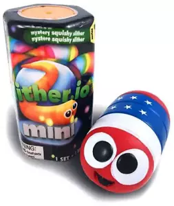 *RARE* Slither.io Mini Mystery Squishy Toy Snake Slither Series 10 Figure - Foto 1 di 1