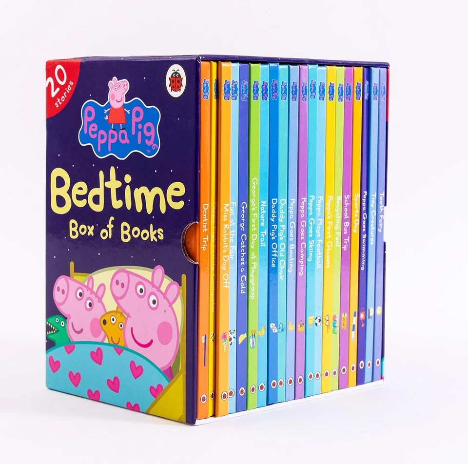 Peppa Pig Bedtime Stories 9x Hardback Books by Ladybird